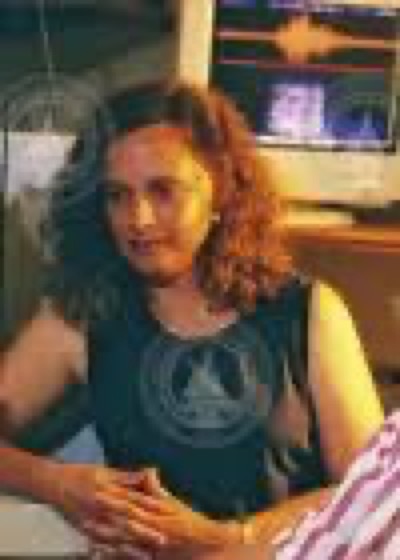 Archive photo of Mary Ann Daher in the Woods Hole marine mammal lab, 1990s *Low-resolution — the only known public image